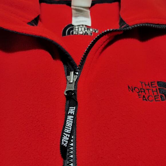 The North Face Red Full Zip Jacket Womens Size Large - Picture 8 of 15